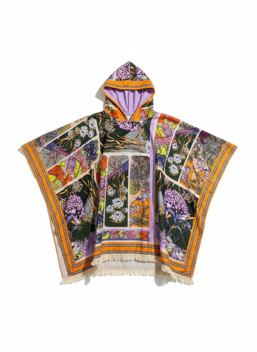 Agua Bendita Hooded Poncho