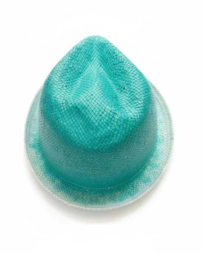 Emporio Armani Junior Straw Mint Hat