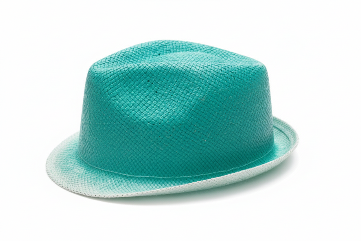 Emporio Armani Junior Straw Mint Hat