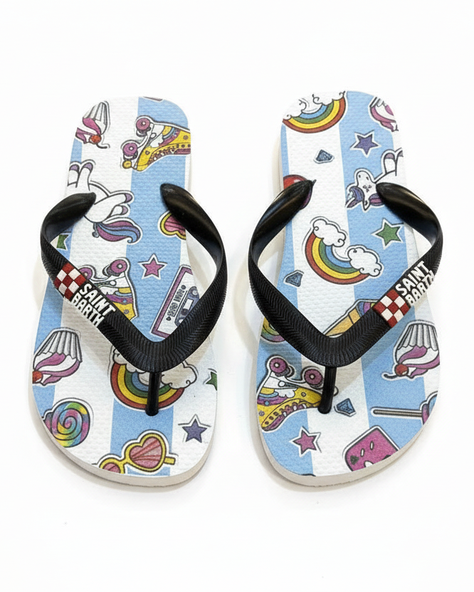 MC2 Saint Barth Sweet Unicorn Slides for Kids