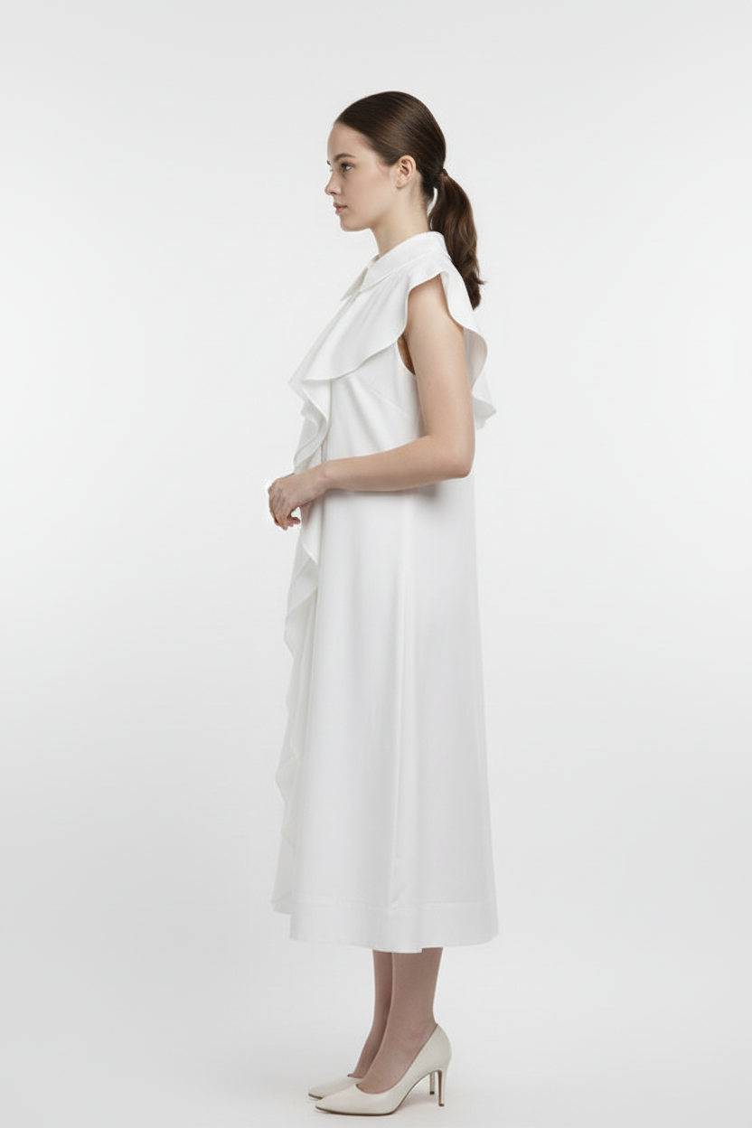 Simonetta Collar Flounce Sundress