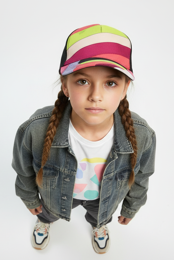 Emilio Pucci Cap mesh multicolored visor