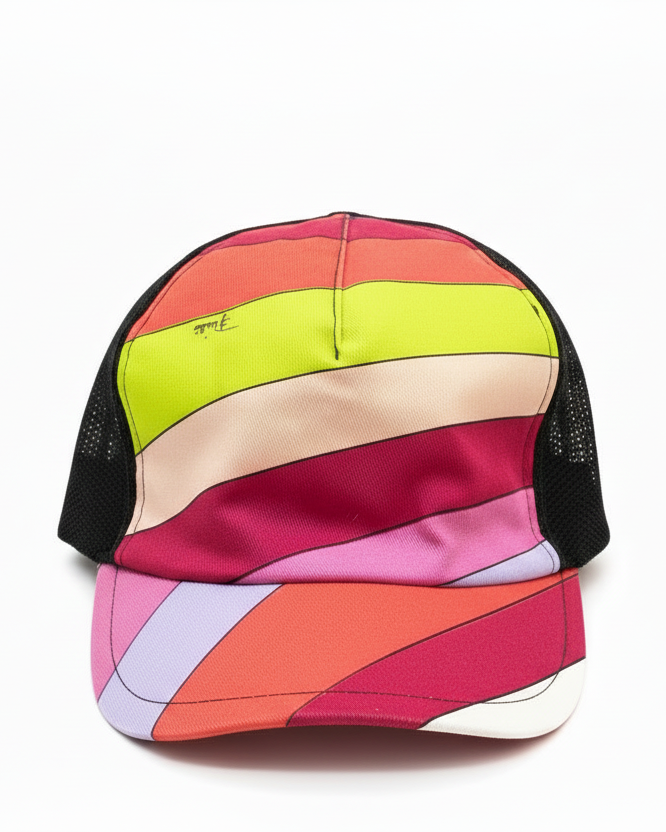 Emilio Pucci Cap mesh multicolored visor