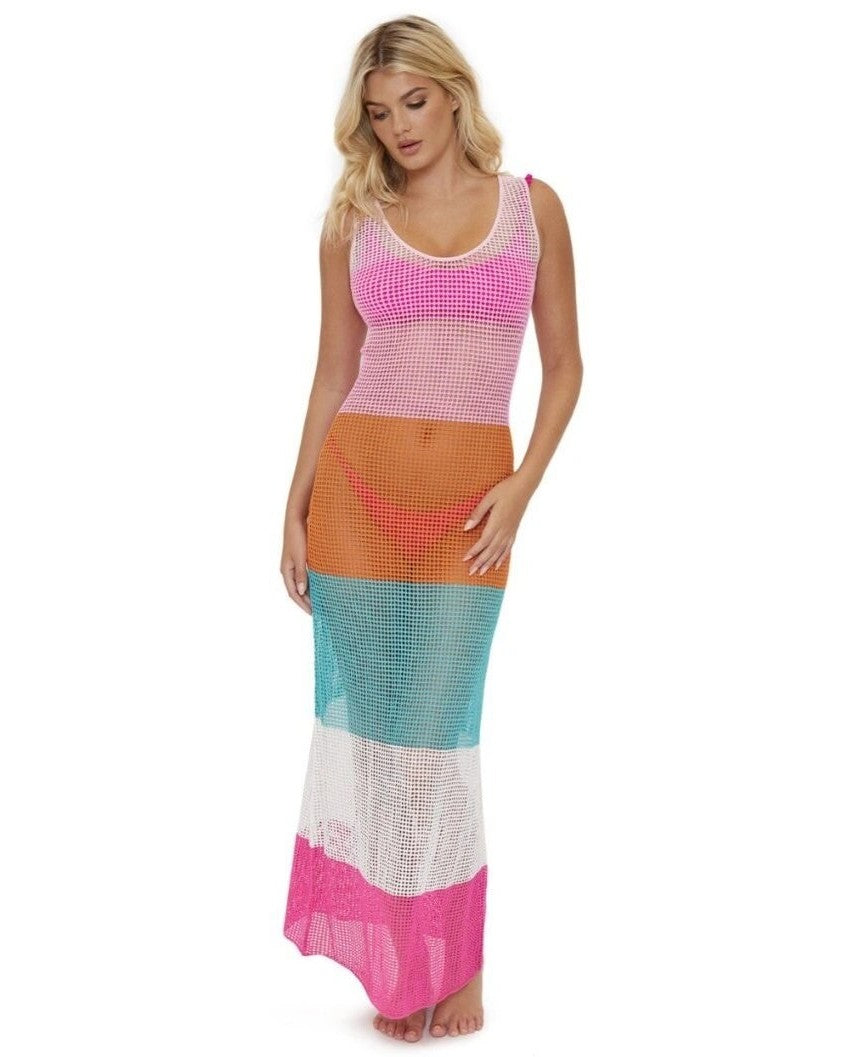 PQ Swim Pink Lady Marlo Transparent Dress