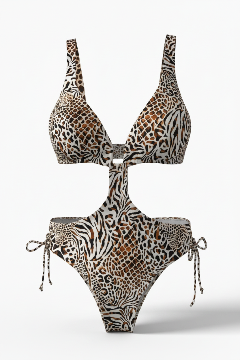 Ritratti One Piece Tiger Swimsuit