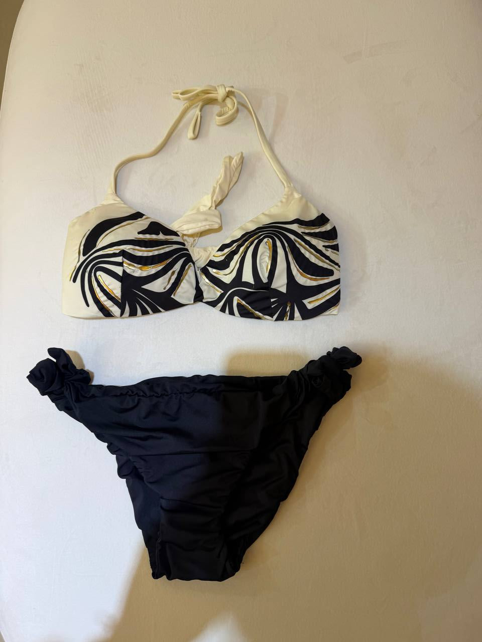 Ritratti Swimsuit Two Piece Bikini Beige-Black