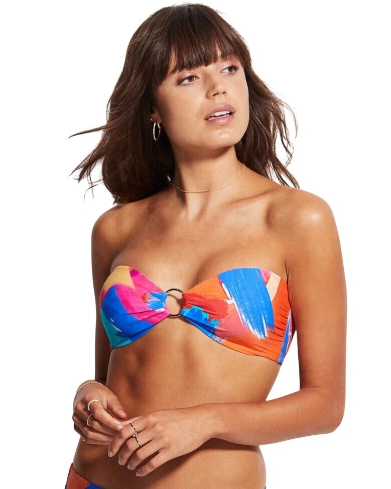 Seafolly Arthouse Bandeau Bikini Top
