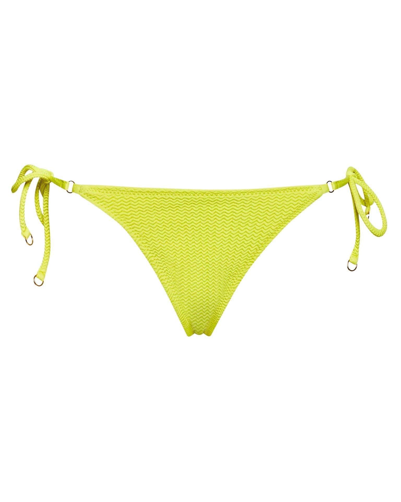 Seafolly Sea Dive Tie Side Bikini Bottom in Lime