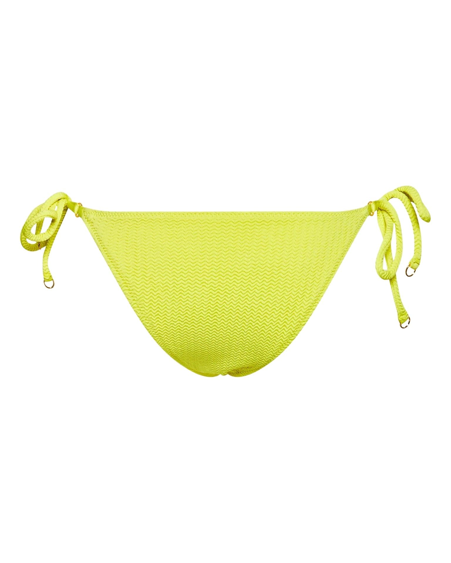 Seafolly Sea Dive Tie Side Bikini Bottom in Lime