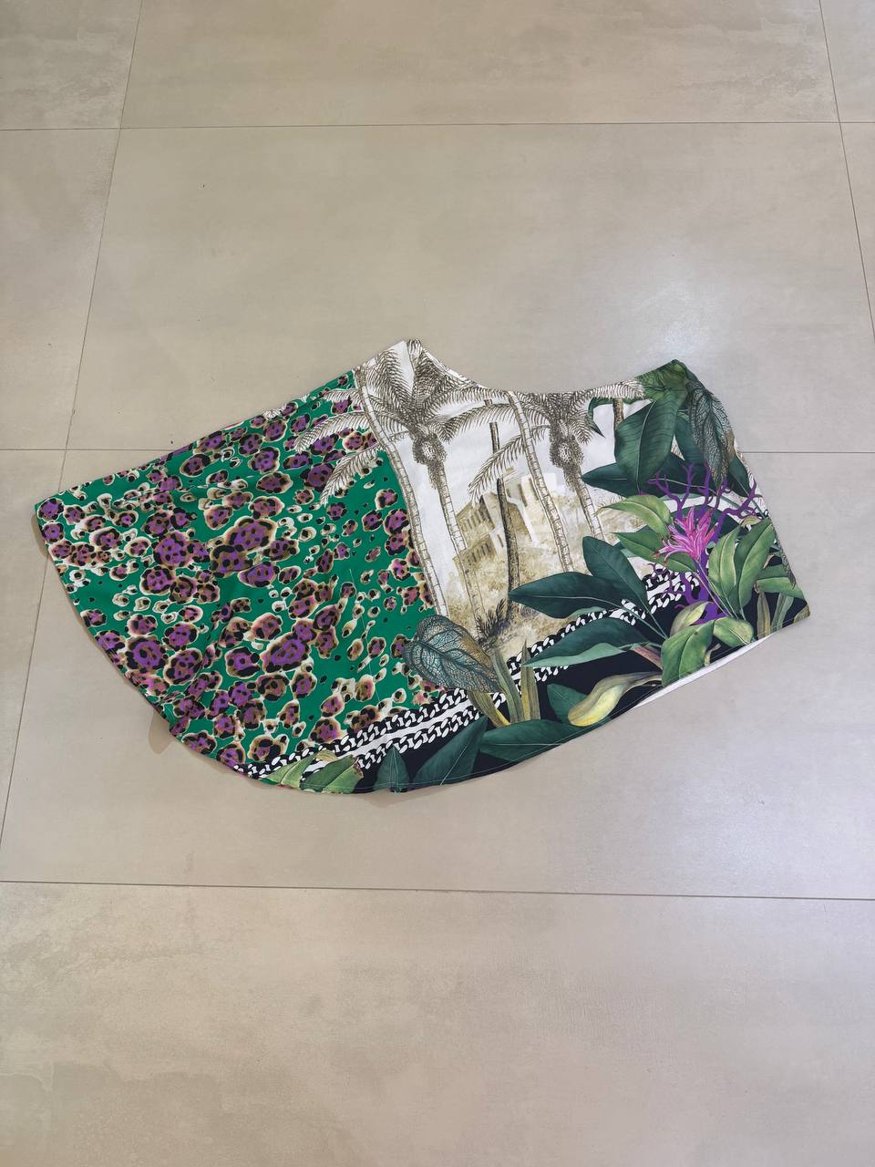 Valery Green Leopard Blouse