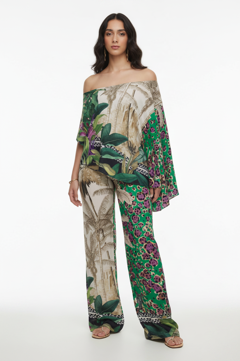 Valery Green Leopard Women Costume