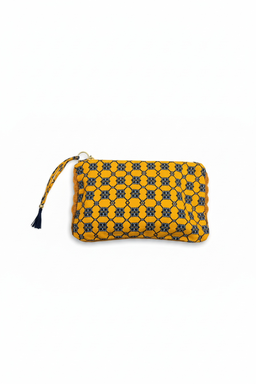 Valery Orange Clutch Bag
