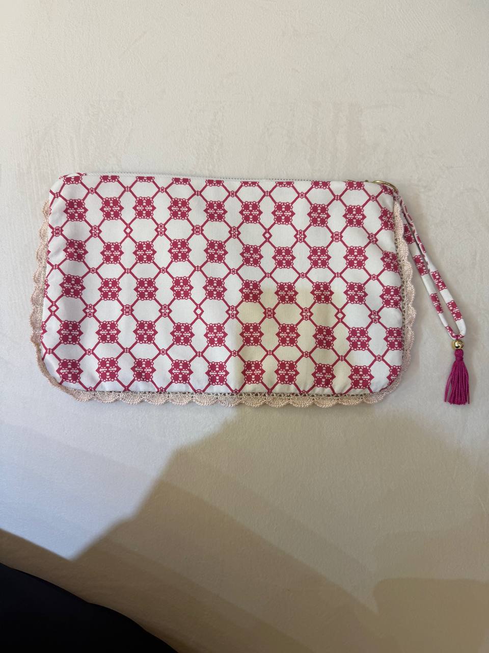 Valery Pink Clutch Bag Kaleidoscope