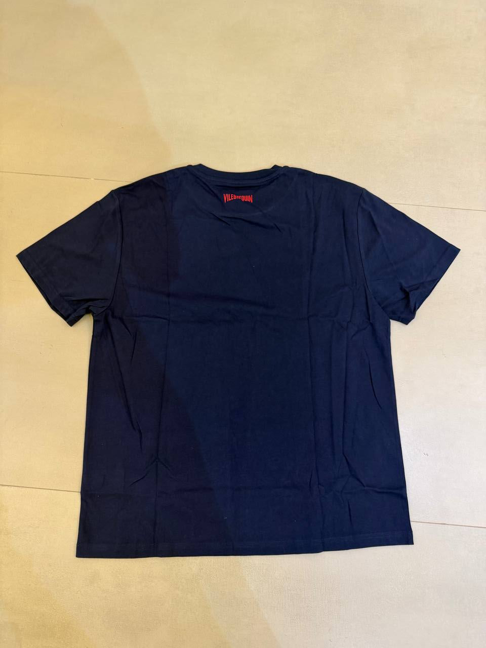 Vilebrequin Blue T-Shirt with Embroidery