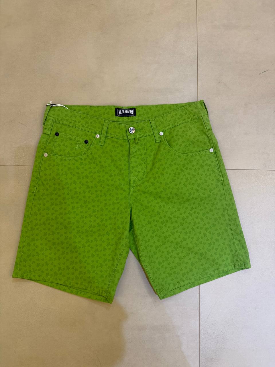 Vilebrequin Green Turtle Men's Shorts