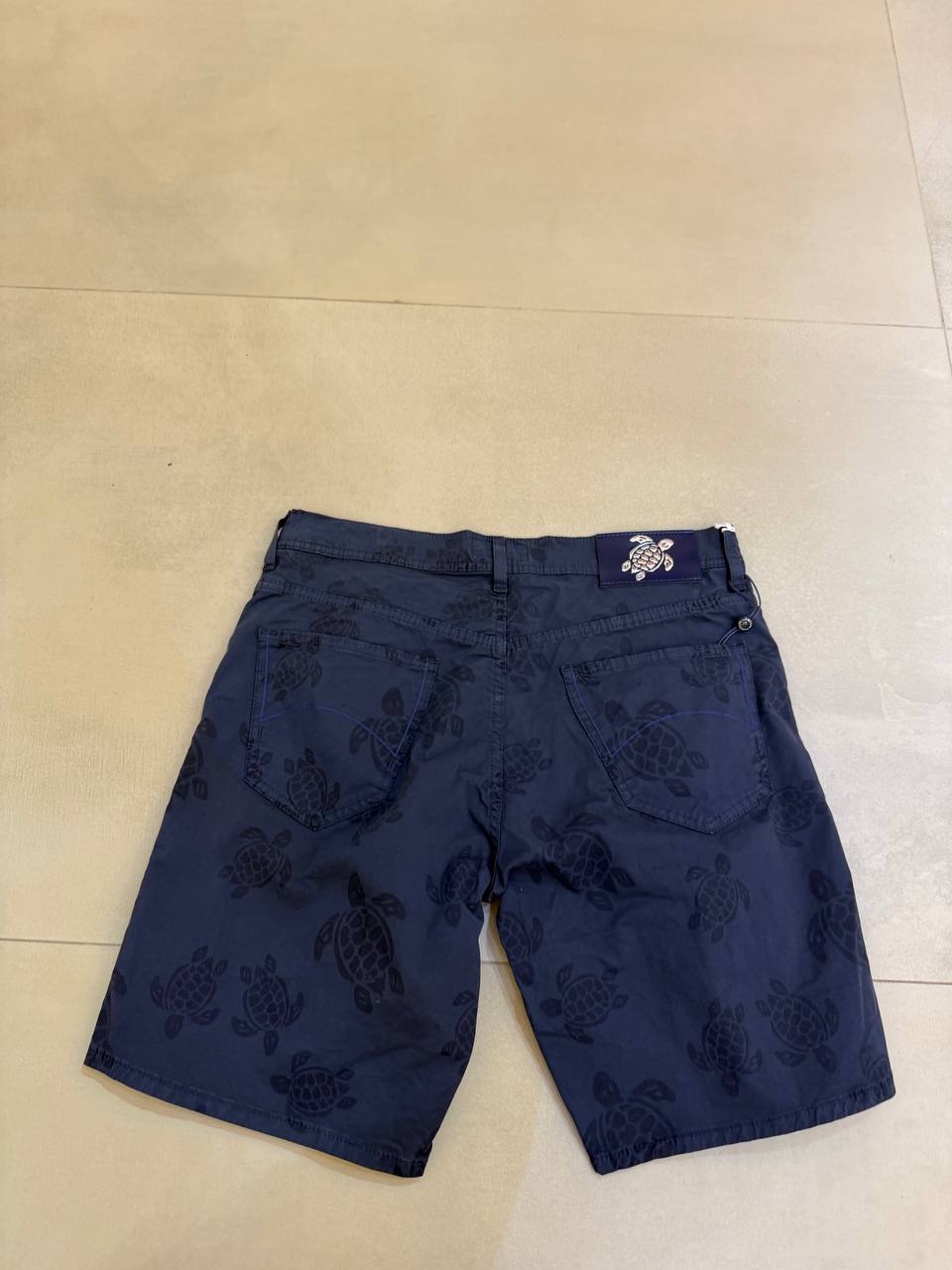 Vilebrequin Monogrammed blue Turtle Shorts