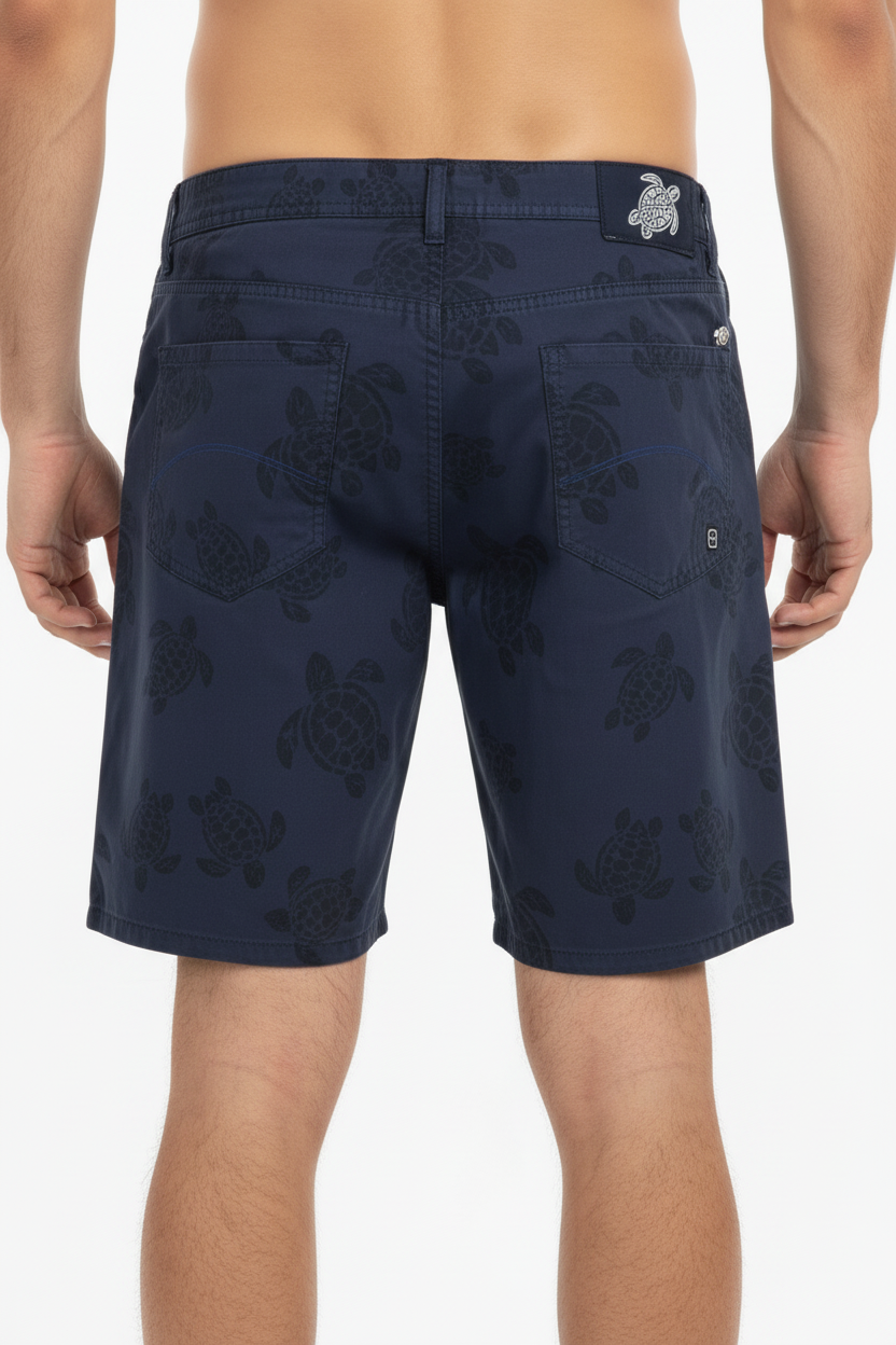 Vilebrequin Monogrammed blue Turtle Shorts