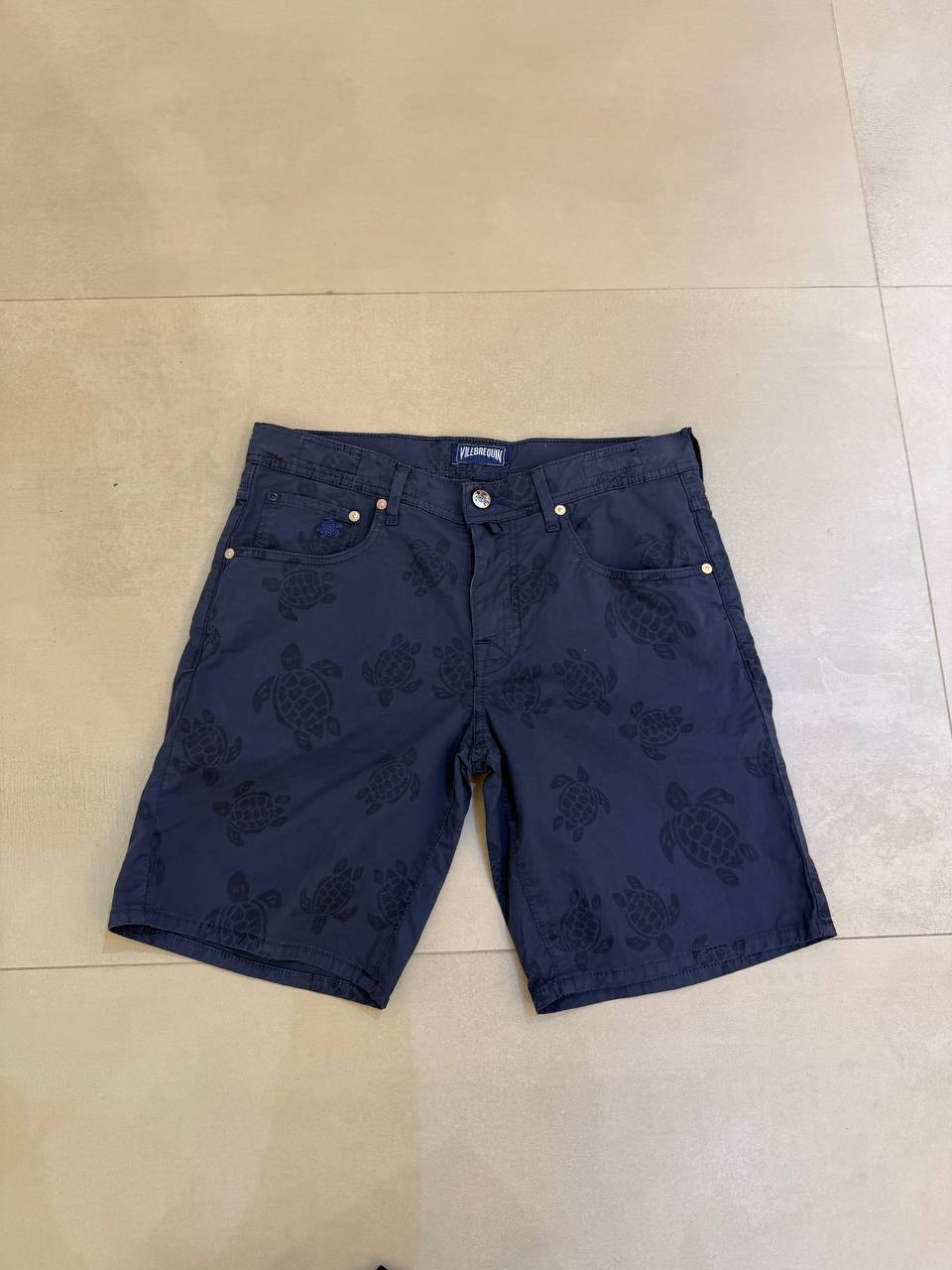 Vilebrequin Monogrammed blue Turtle Shorts