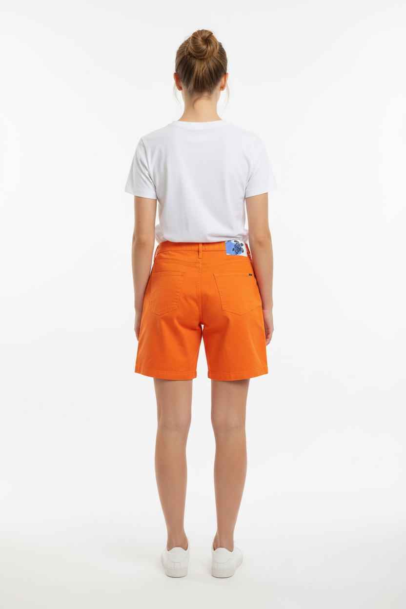 Vilebrequin Orange Bermuda Shorts