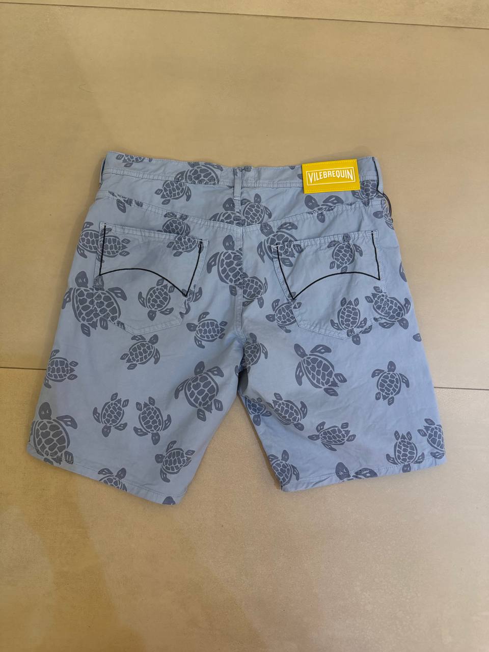 Vilebrequin Shorts Blu Marino Turtles