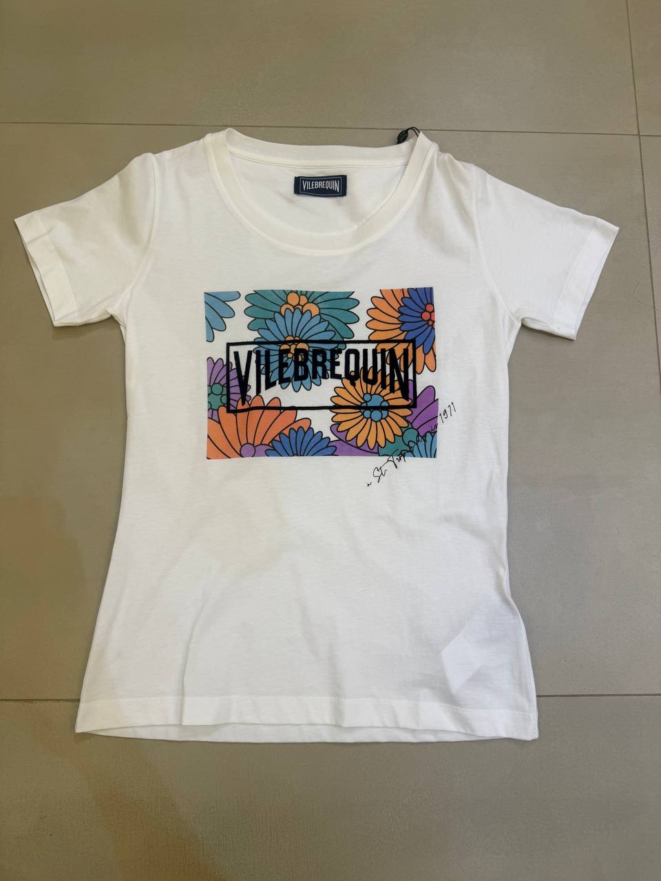 Vilebrequin White Flowers T-Shirt