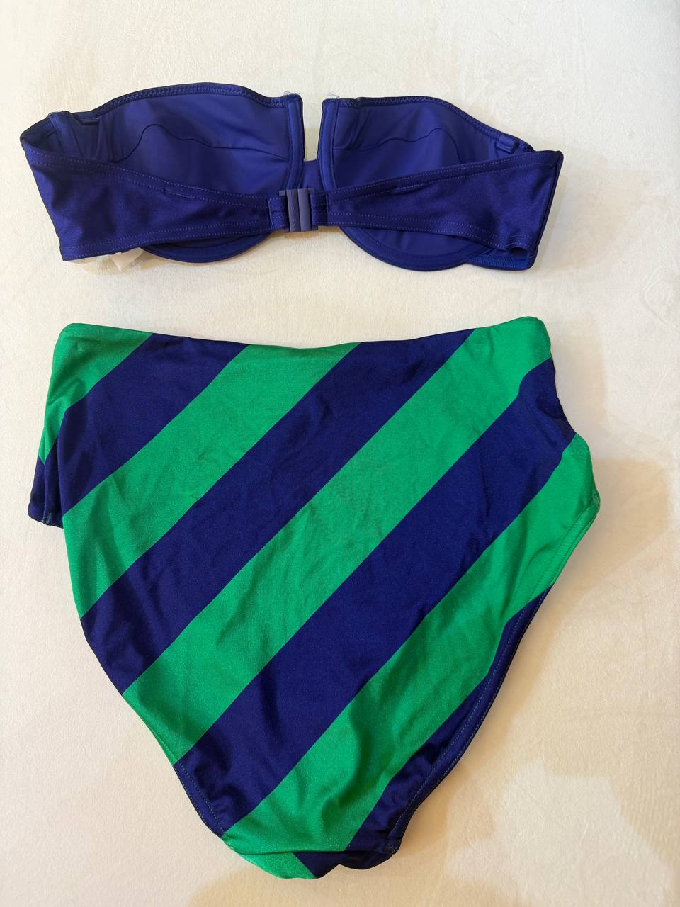 Zimmermann Two Piece Striped Swimsuit